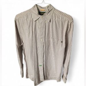 Timberland Men’s Striped Button Down Dress Shirt size Medium